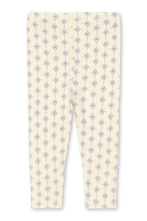 Легінси дитячі бавовняні Konges Sløjd MINNIE PANTS GOTS колір бежевий