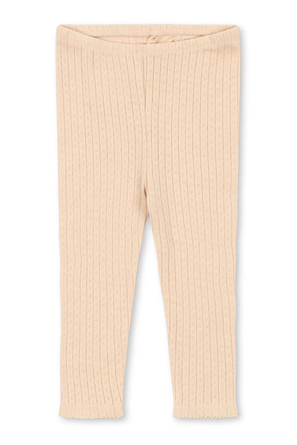 Леггинсы детские хлопковые Konges Sløjd MINNIE PANTS GOTS цвет коричневый