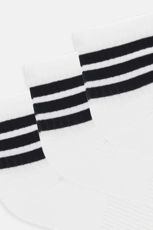 Шкарпетки adidas 3-pack колір білий фото 2