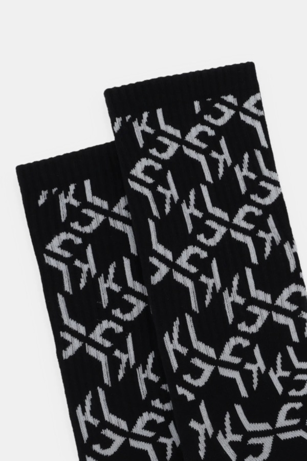 Шкарпетки Karl Lagerfeld Jeans 2-pack колір чорний