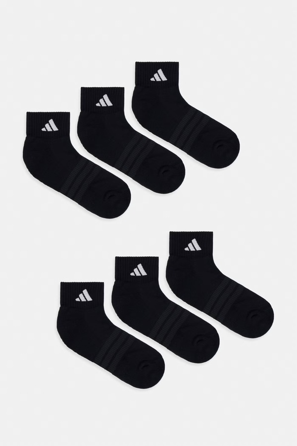 Шкарпетки adidas 6-pack колір чорний
