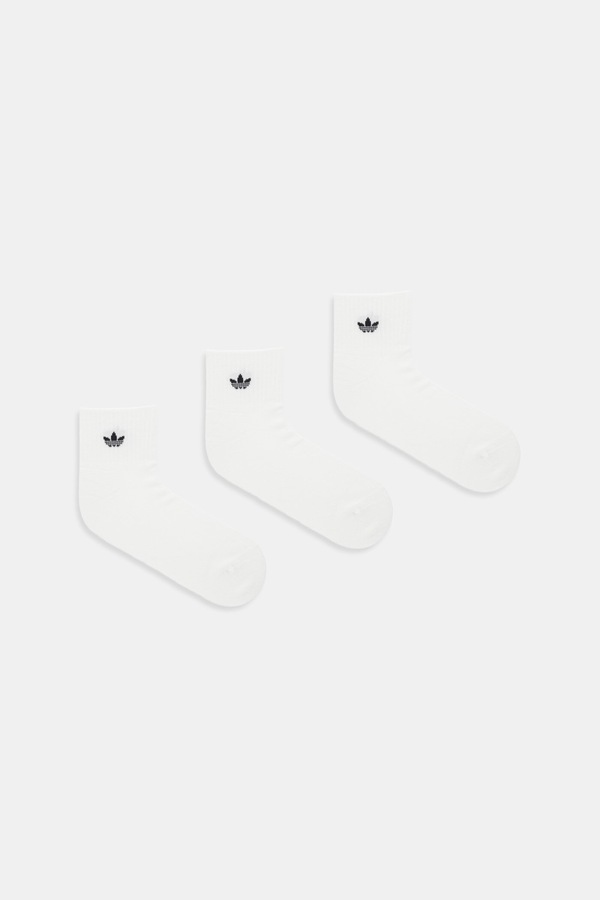 Шкарпетки adidas Originals 3-pack колір білий фото 2