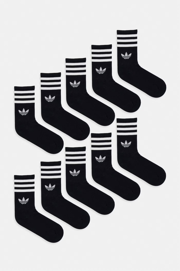 Шкарпетки adidas Originals 10-pack колір чорний фото 2