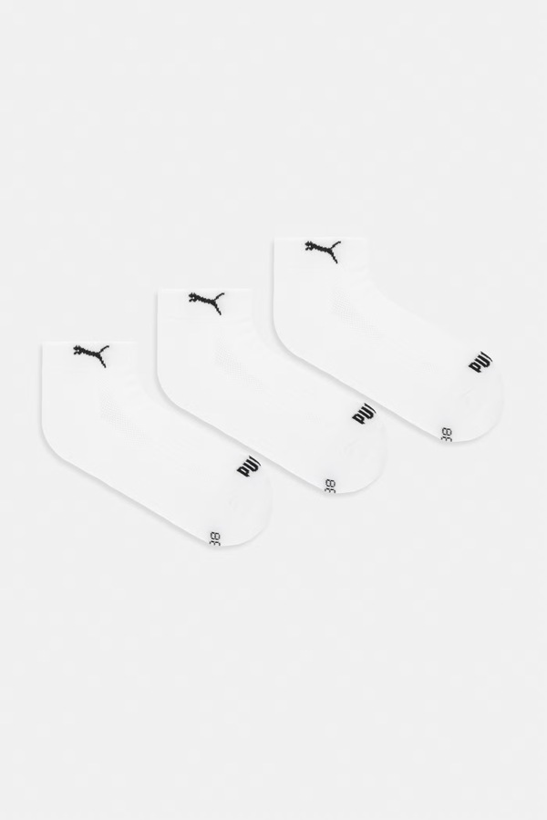 Шкарпетки Puma CUSHIONED QUARTER 3-pack колір білий фото 2