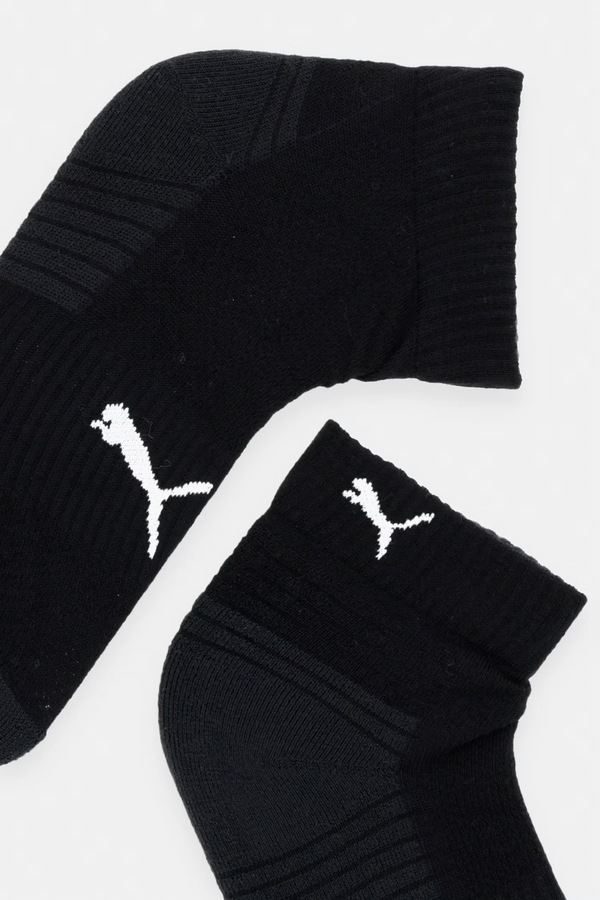 Шкарпетки Puma CUSHIONED QUARTER 2-pack колір чорний фото 2