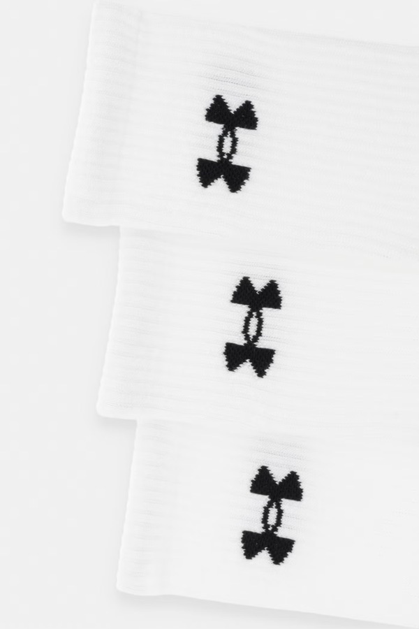 Шкарпетки Under Armour Performance 3-pack колір білий фото 2