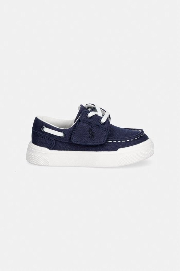 Мокасини дитячі Polo Ralph Lauren BRIAR BOAT EZ колір темно-синій