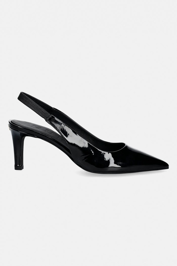 Шкіряні туфлі Furla Essential Slingback колір чорний фото 2