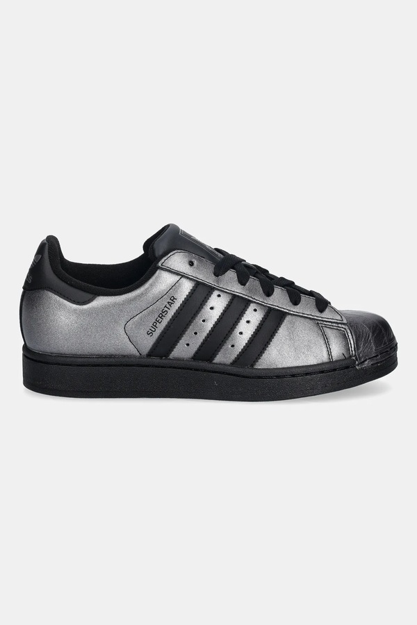 Шкіряні кросівки adidas Originals Superstar II колір чорний