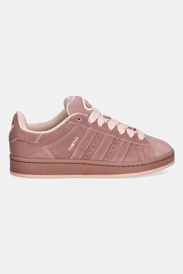 Замшеві кросівки adidas Originals Campus 00s колір рожевий