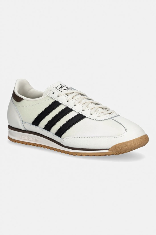 Шкіряні кросівки adidas Originals SL 72 Og колір бежевий