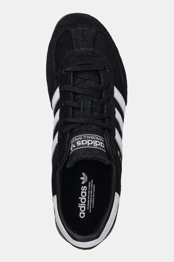Замшеві кросівки adidas Originals Handball Spezial Lo Pro колір чорний фото 4