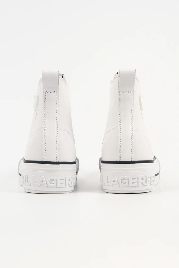 Шкіряні кеди Karl Lagerfeld KAMPUS MAX NFT колір білий фото 2
