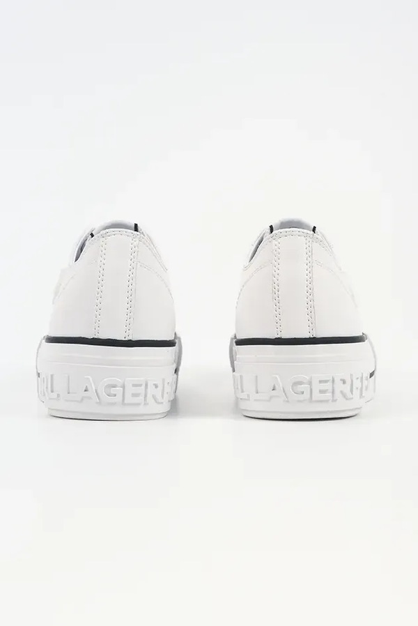 Кожаные кеды Karl Lagerfeld KAMPUS MAX NFT цвет белый фото 2