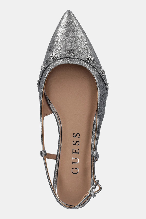 Балетки Guess DORLEE3 колір сірий фото 4
