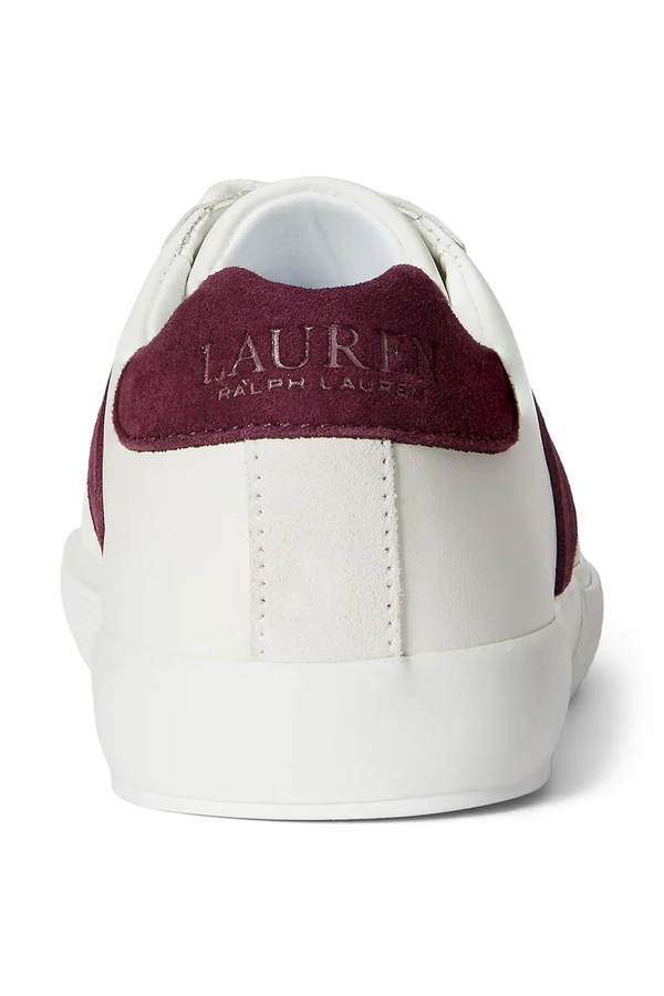 Шкіряні кросівки Lauren Ralph Lauren Braylee колір білий фото 4