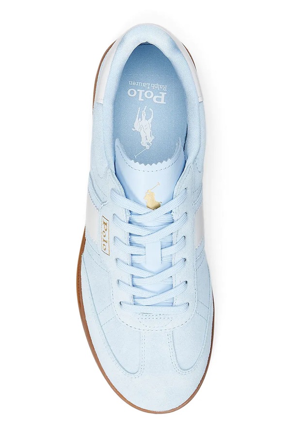 Heritage Aera кросівки жіночі шкіряні Polo Ralph Lauren колір блакитний фото 4