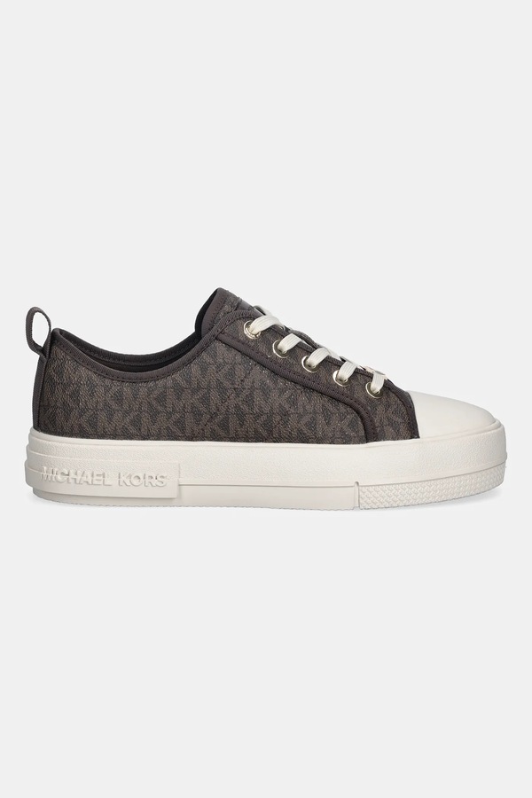 Кеды MICHAEL Michael Kors Evy Lace Up цвет коричневый