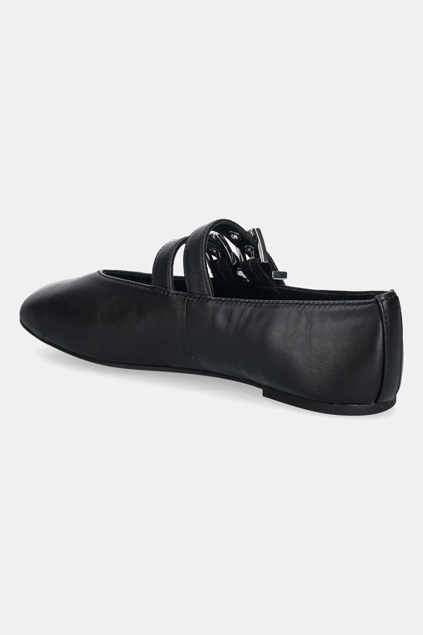 Кожаные балетки MICHAEL Michael Kors Rowen Flex Ballet цвет черный фото 2