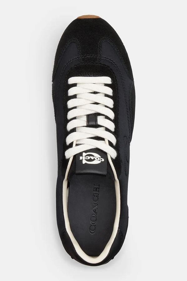 Кросівки Coach Flat Sneaker колір чорний фото 4