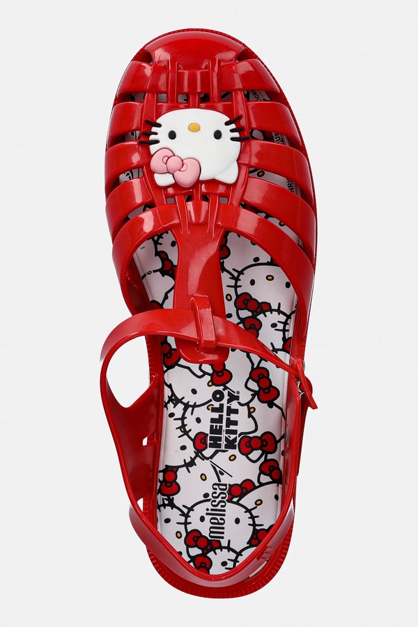 Сандалі Melissa POSSESSION + HELLO KITTY AND колір червоний фото 4