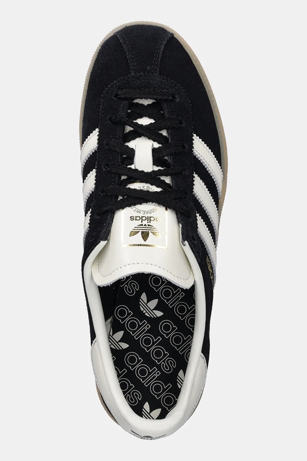 Замшеві кросівки adidas Originals Muenchen W колір чорний фото 4