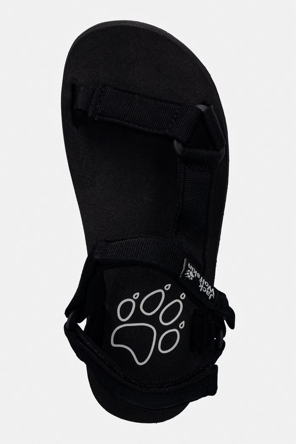 Босоніжки жіночі Jack Wolfskin Taiga колір чорний фото 4