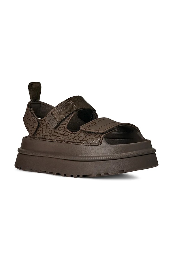 Сандалі UGG W Goldenglow Embossed колір коричневий фото 2