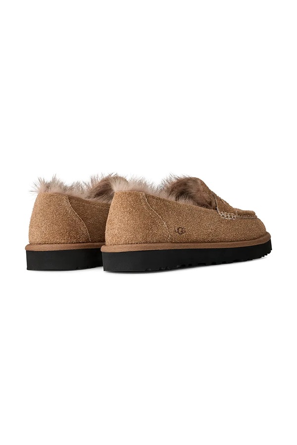 Замшеві мокасини UGG W Ellis Loafer колір коричневий фото 2