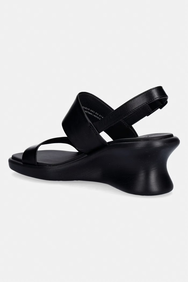 Шкіряні сандалі Camper Louise Sandal колір чорний фото 2