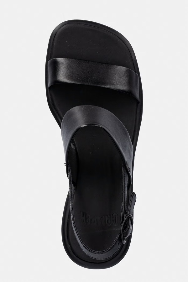 Шкіряні сандалі Camper Louise Sandal колір чорний фото 4