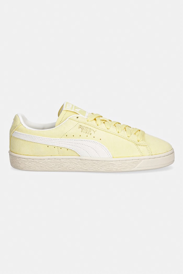 Suede Charles F. Stead кроссовки женские замшевые Puma цвет желтый