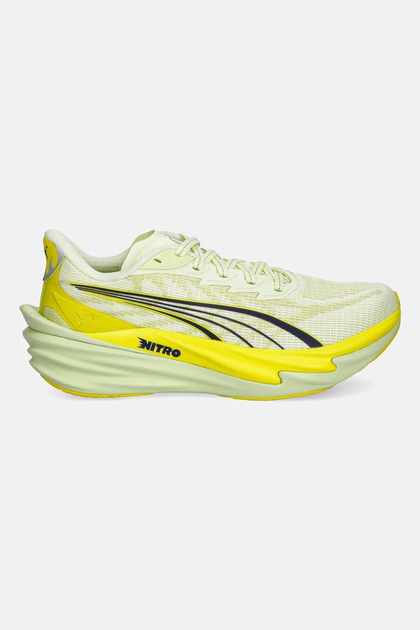 Бігові кросівки Puma Deviate NITRO колір зелений