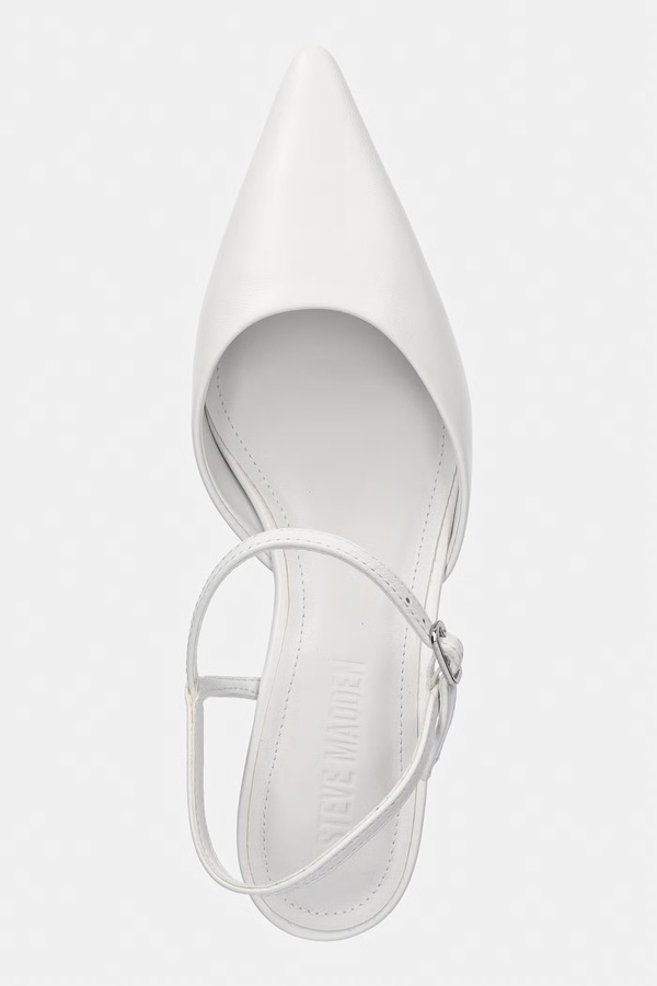 Шкіряні туфлі Steve Madden Adelaide колір білий фото 4