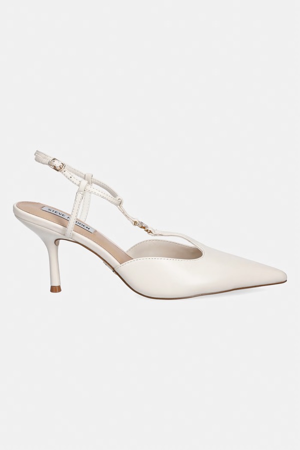 Кожаные туфли Steve Madden Sanders цвет бежевый