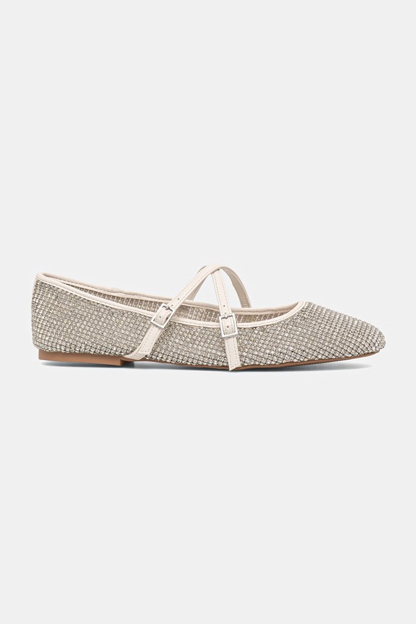 Балетки Steve Madden Watchlist цвет серебряный