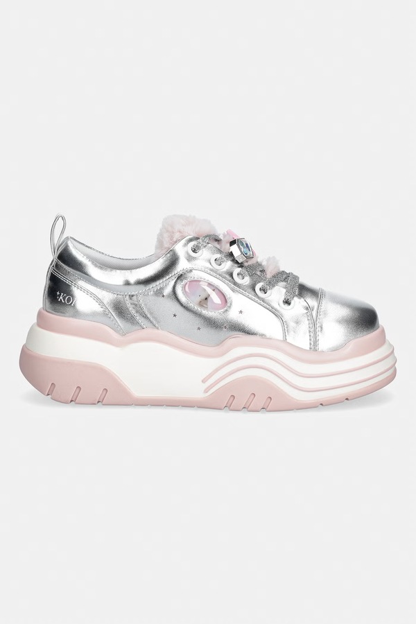 Girlie Pop Chunky Trainers кроссовки женские Koi Footwear цвет серебряный