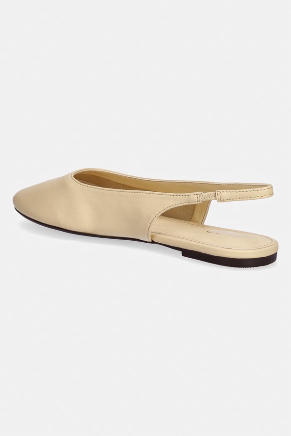 Балетки кожаные Aldo DROPWAVE цвет желтый фото 2