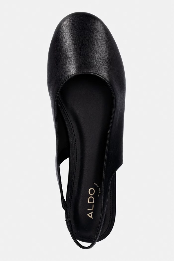 Балетки шкіряні Aldo DROPWAVE колір чорний фото 4