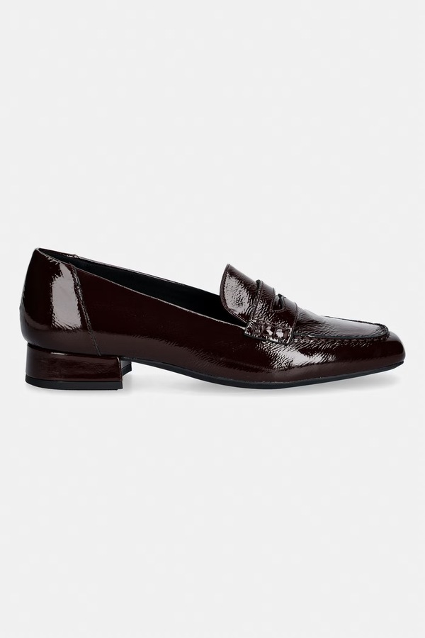 Шкіряні мокасини Vagabond Shoemakers DEBBI колір бордовий