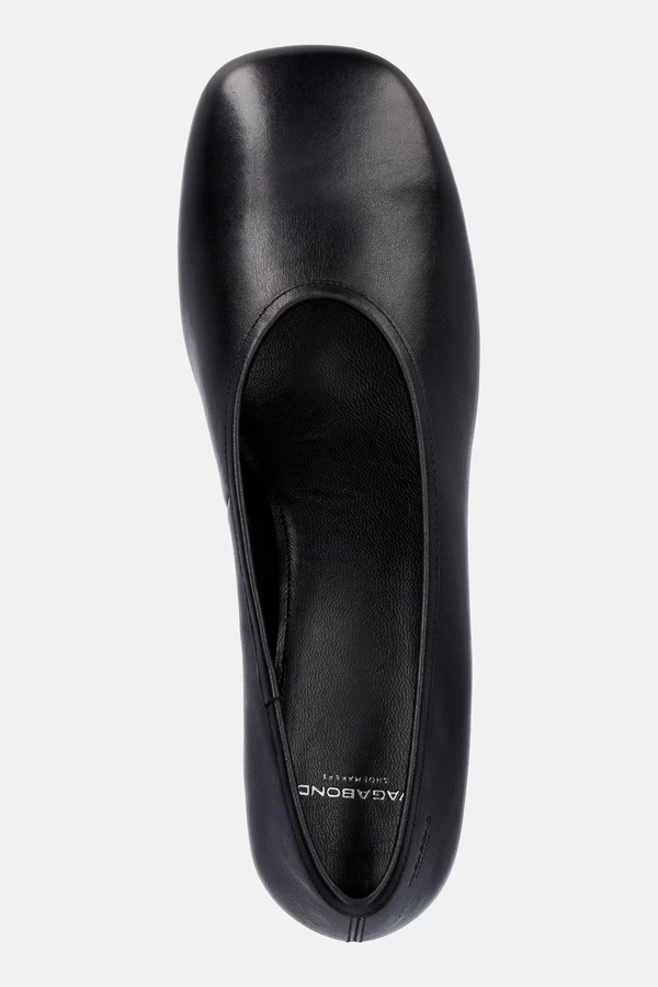 Туфлі-човники шкіряні Vagabond Shoemakers LIVIA колір чорний фото 4