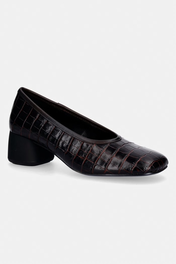 Туфлі-човники шкіряні Vagabond Shoemakers LIVIA колір коричневий