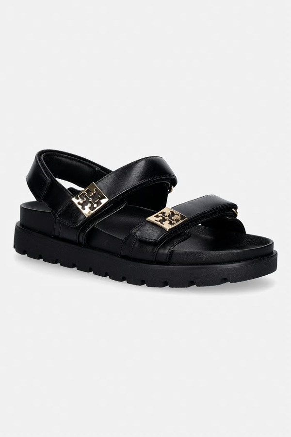 Босоножки женские кожаные Tory Burch Mellow Sport Sandal цвет черный