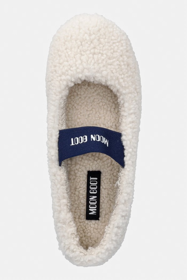 Балетки Moon Boot MB SHEARLING BALLERINA колір бежевий фото 4