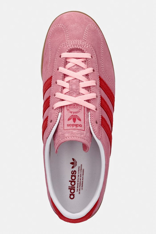 Gazelle Lo Pro кросівки жіночі замшеві adidas Originals колір рожевий фото 4