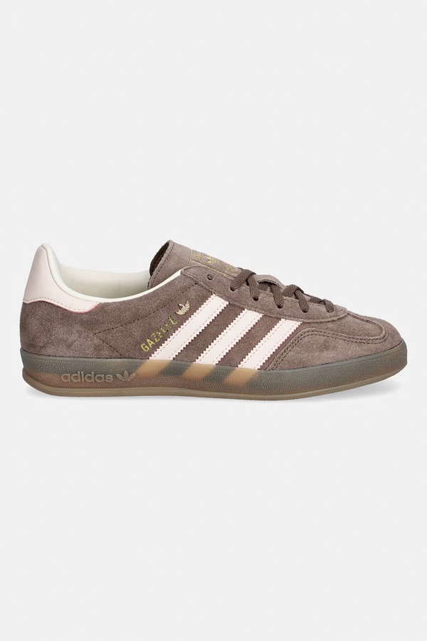 Gazelle Indoor кроссовки женские замшевые adidas Originals цвет коричневый