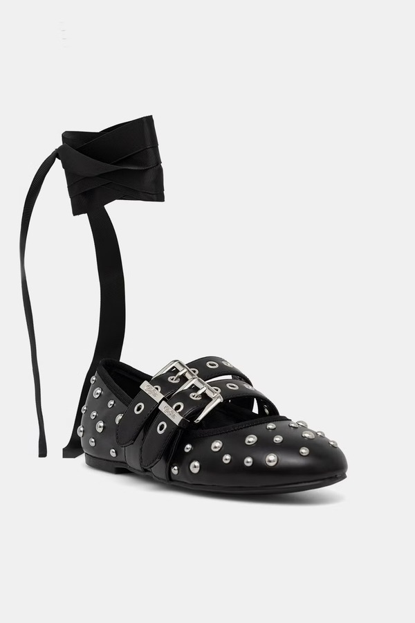 Балетки Buffalo Daphne Stud цвет черный