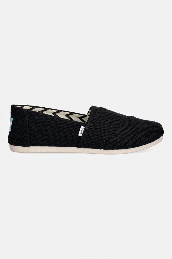 Еспадрильї жіночі Toms ALPARGATA CLASSIC колір чорний