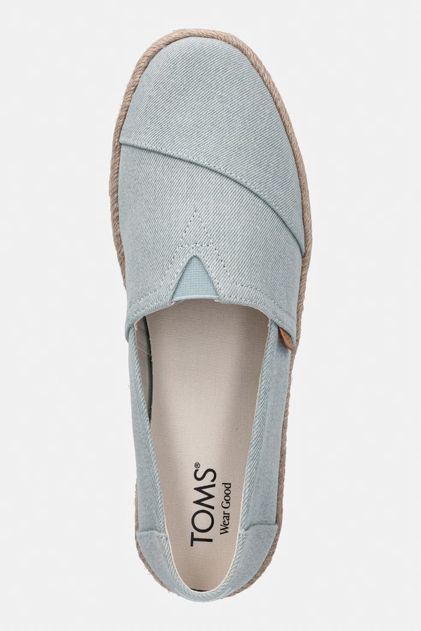 Еспадрильї жіночі Toms ALPARGATA ROPE 2.0 колір блакитний фото 4