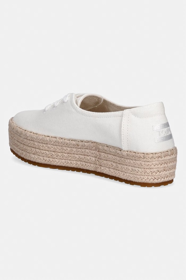 VALENCIA LACE UP кеды женские Toms цвет белый фото 2